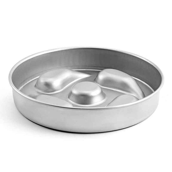 Stainless Steel Slow-Feeding Pet Bowl for Healthier Mealtimes