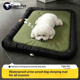 Army Green Pet Bed Cozy Washable Dog Cat Sleeping Mat