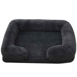 Plush Round Pet Bed for Dogs and Cats Warm Cozy Comfort