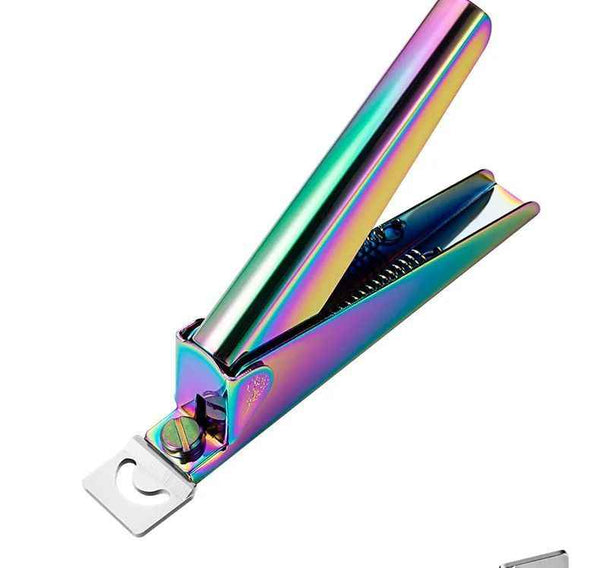 Stainless Steel False Nail Tip Cutter for Precise Manicure Shaping