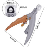 LED Magnifying Pet Nail Clipper for Precise Multi-Function Grooming