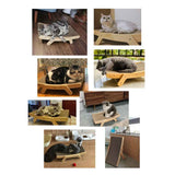 Adjustable Corrugated Cat Scratcher Bed with Replaceable Core