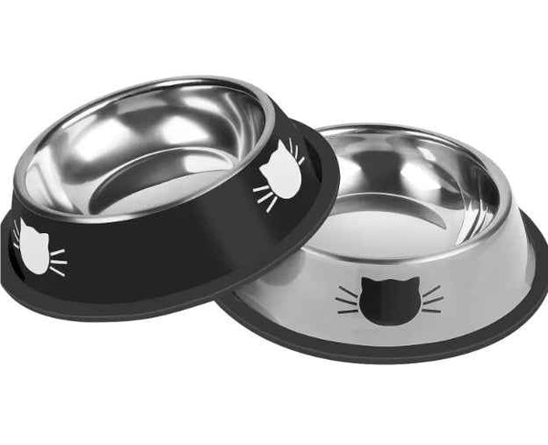 Stainless Steel Pet Bowl for Food and Water Feeding