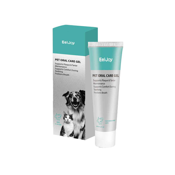 Pet Dental Gel – Brushless Teeth Cleaning & Breath Freshener for Dogs & Cats