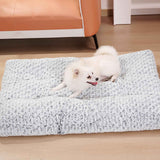 Rose Velvet Plush Dog Bed – Washable & Fluffy