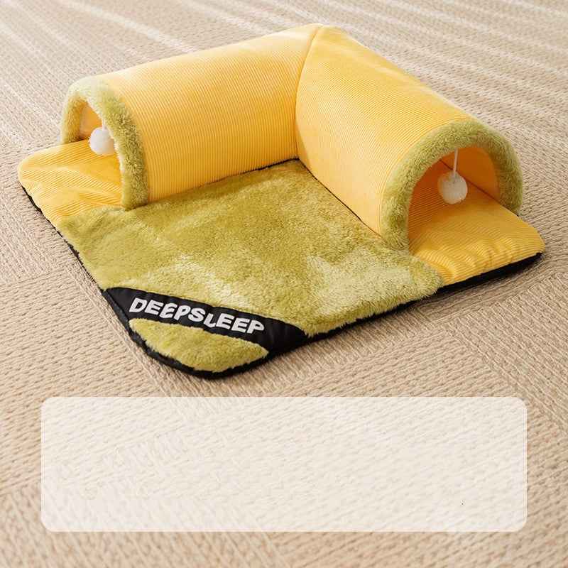 Warm Thickened Pet Nest for Cozy Dog and Cat Sleep