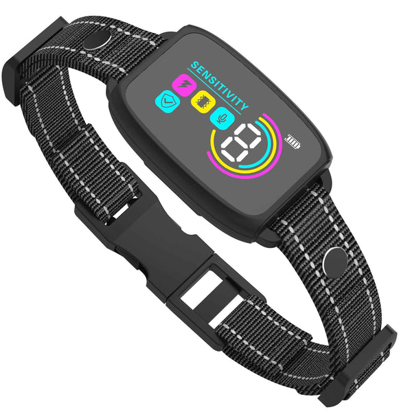 Rechargeable Anti-Barking Dog Collar with Digital Display