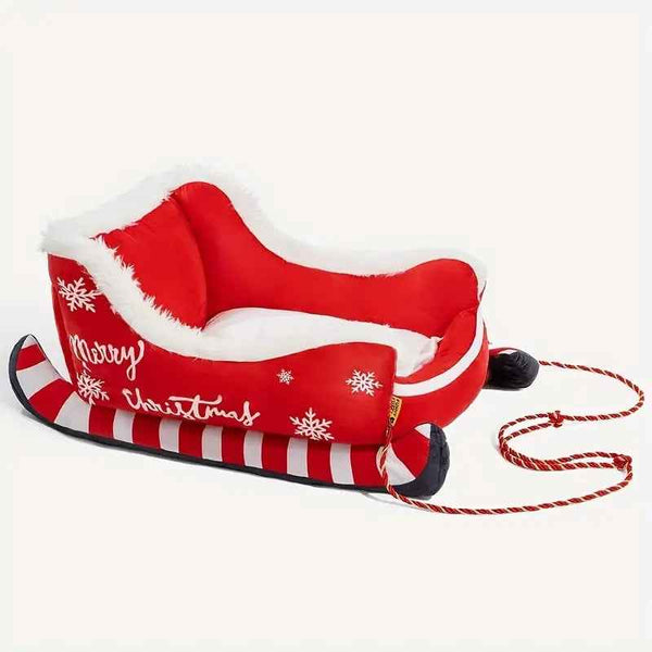 Sled Kennel Pet Bed for Cozy Holiday Rest