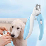 LED Whale Pet Nail Clippers for Safe Precision Grooming Sessions