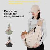 Portable Crossbody Pet Carrier Tote for Small Dog Travel Outings