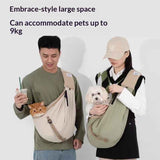 Portable Crossbody Pet Carrier Tote for Small Dog Travel Outings