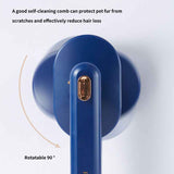 Pet Hair Removal Brush | Self-Cleaning Deshedding Comb for Dogs & Cats